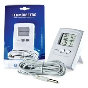 Termômetro Digital Máxima e Mínima Interno Externo Incoterm